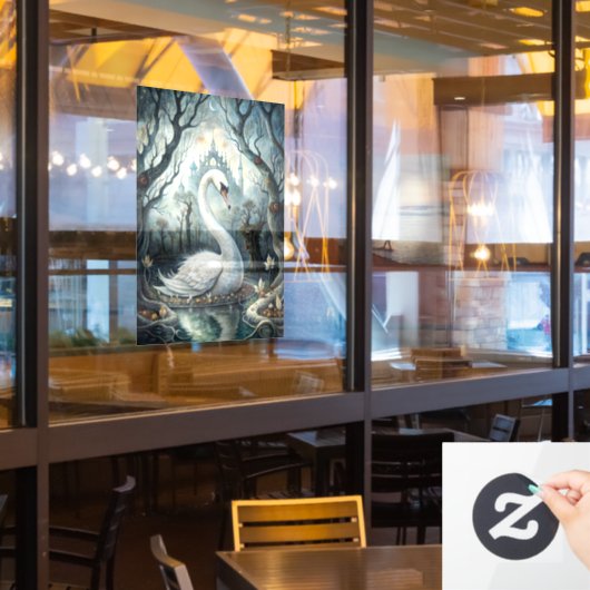 Spooky Halloween venster Cling Raamsticker (Restaurant Raam)