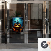 Spooky Halloween venster Cling Raamsticker (Kantoordeur)