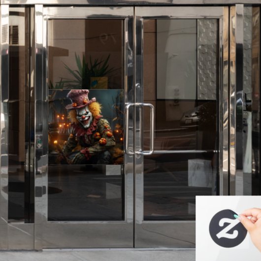 Spooky Halloween venster Cling Raamsticker (Kantoordeur)