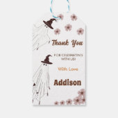 Spooky Halloween Verjaardagsfeest Cadeaulabel (Achterkant)