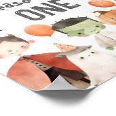 Spooky Halloween Verjaardagsfeest Favorieten Teken Poster (Hoek)