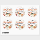 Spooky Halloween verjaardagsfeest Stickers (Vel)