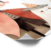 Spooky Halloween Verjaardagsfeest Welkomstbord Poster (Hoek)