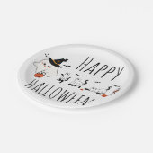 Spooky Halloween verjaardagsfeestje Papieren Bordje (Gekanteld)