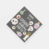 Spooky Halloween verjaardagsfeestje Servet (Hoek)