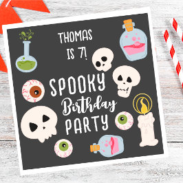 Spooky Halloween verjaardagsfeestje Servet