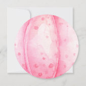 Spooky Halloween verjaardagsrecord roze pompoen Kaart (Achterkant)