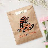 Spooky Halloween Vibe-heksen door Crazy Pet Bedankzakje (Gezegeld)