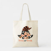 Spooky Halloween Vibe-heksen door Crazy Pet Tote Bag (Achterkant)