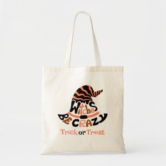 Spooky Halloween Vibe-heksen door Crazy Pet Tote Bag (Voorkant)