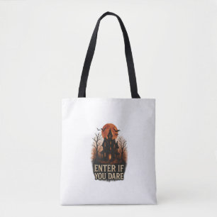 Spooky Halloween Vibes - Schattige & Creepy Design Tote Bag