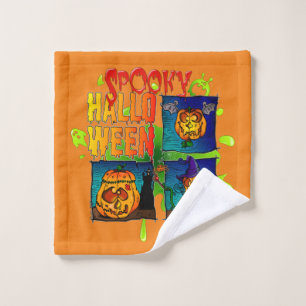 Spooky Halloween Washandje