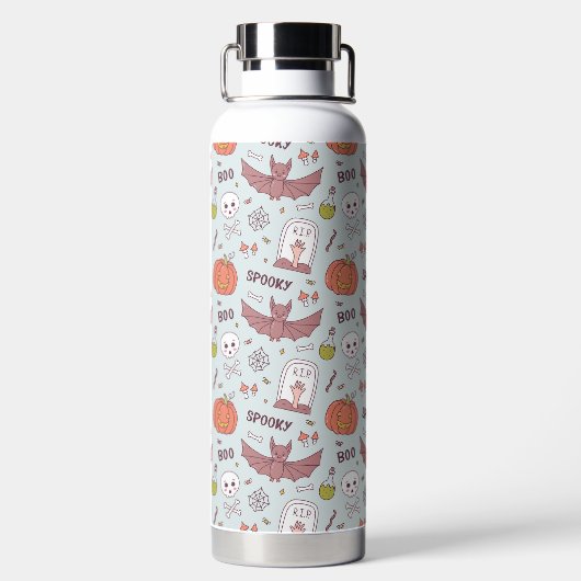 Spooky Halloween Waterfles (Achterkant)