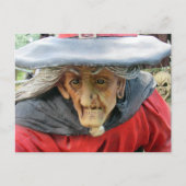 Spooky Halloween Witch Briefkaart (Voorkant)