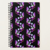 Spooky Halloween Witch Bright Colorful Pattern Planner (Voorkant)