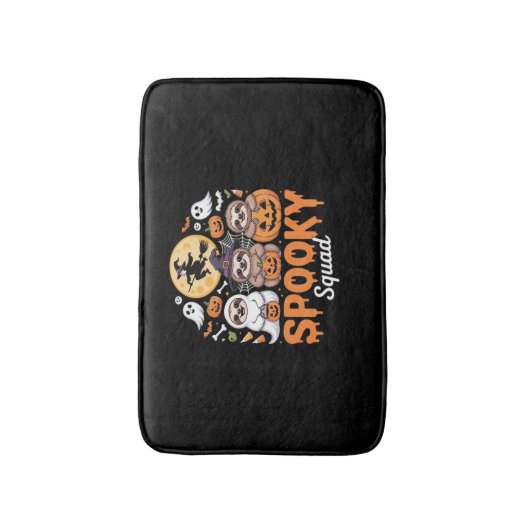 Spooky Halloween Witch Funny Horror Sloths Essenti Badmat (Voorkant Verticaal)