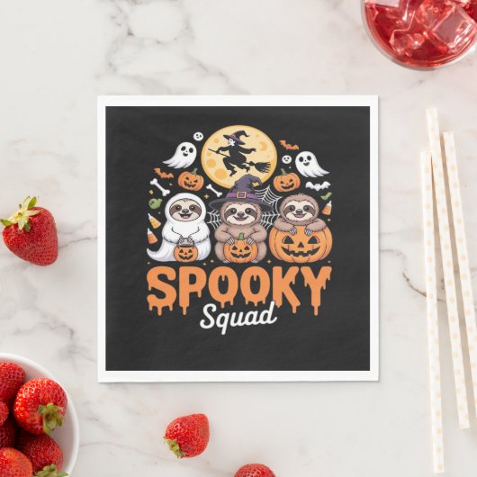 Spooky Halloween Witch Funny Horror Sloths Essenti Servet (Insitu)