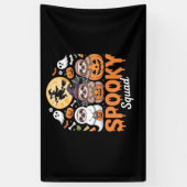 Spooky Halloween Witch Funny Horror Sloths Essenti Spandoek (Verticaal)