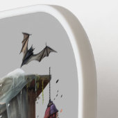 Spooky Halloween Witch Potions Apothecary Pickleball Paddle (Links Detail)