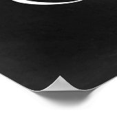 spooky Halloween woordkunst Poster (Hoek)