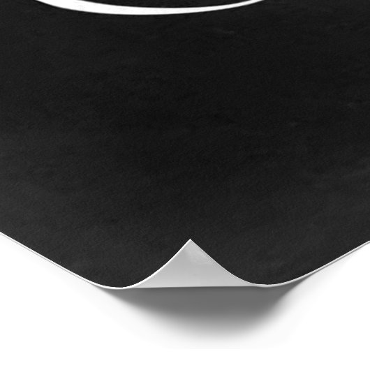 spooky Halloween woordkunst Poster (Hoek)