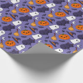 Spooky Halloween Wrapping Paper Cadeaupapier (Hoek)