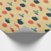Spooky Halloween Wrapping Paper Cadeaupapier (Hoek)