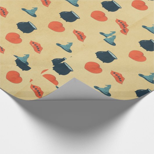 Spooky Halloween Wrapping Paper Cadeaupapier (Hoek)