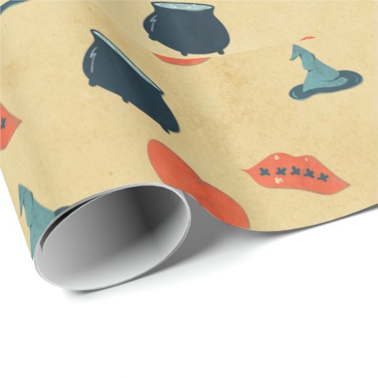 Spooky Halloween Wrapping Paper Cadeaupapier (Rol Hoek)