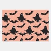 Spooky-Halloween Wrapping Paper Flat Sheet-3 sets (Voorkant 3)