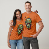 Spooky Halloween zombie monster T-shirt (Unisex)