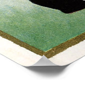 Spooky Halloween  zwart katten decor poster (Hoek)