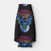 Spooky Happy Halloween Bat Bottle Cooler (Voorkant)