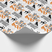 Spooky Happy Halloween Boo Gift  Cadeaupapier (Hoek)