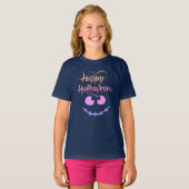 Spooky Happy Halloween Costume voor meisjes T-Shir T-shirt (Voorkant volledig)