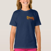 Spooky Happy Halloween Costume voor meisjes T-Shir T-shirt (Voorkant)