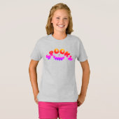 Spooky Happy Halloween-kostuum voor meisjes T-Shir T-shirt (Voorkant volledig)