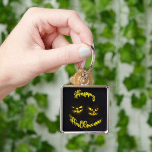 Spooky Happy Halloween kreepy geelzucht Sleutelhanger