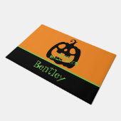 Spooky Happy Halloween Pumpkin Deurmat (Schuin)