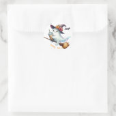 Spooky Happy Halloween Ronde Sticker (Tas)