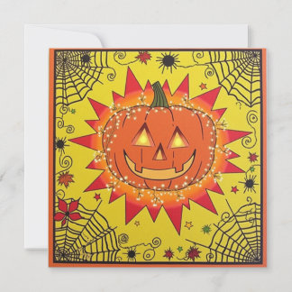 Spooky Happy Halloween Sticker Kaart
