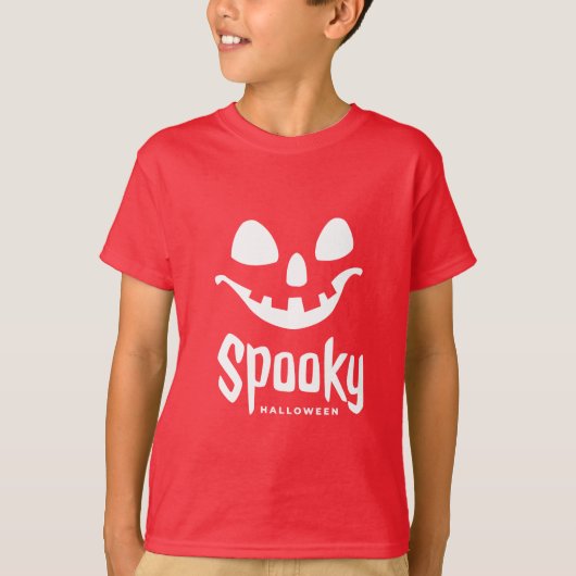 Spooky Happy Halloween T-Shirt (Voorkant)
