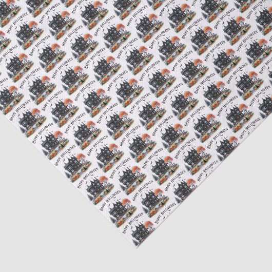 Spooky Happy Halloween Tissuepapier (Detail)