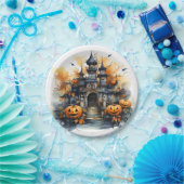 Spooky Haunted Castle Halloween papier Bord (Feest)