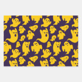 Spooky Haunted Halloween Pattern Inpakpapier Vel (Voorkant 2)