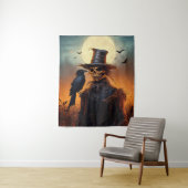 Spooky Haunted Halloween Scare Crow Wandkleed (In situ)