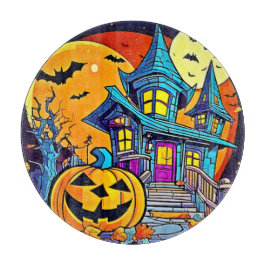 Spooky Haunted House artwork Snijplank