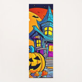 Spooky Haunted House artwork Yogamat (Voorkant)