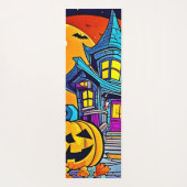 Spooky Haunted House artwork Yogamat (Achterkant)