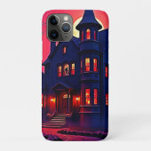 Spooky Haunted House bij Dusk Design Case-Mate iPhone Case (Achterkant)